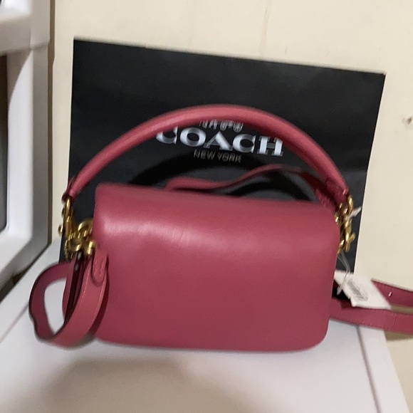 Coach Tabby shoulder bag 18  Rouge pillow  leather - Picture 3 of 13